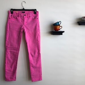Acid Pink J.Crew Toothpick Skinny